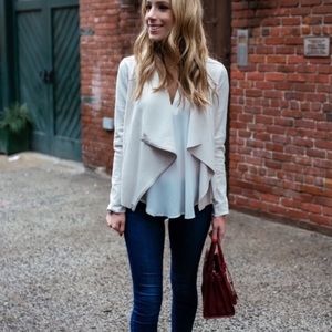 Philosophy asymmetric moto jacket